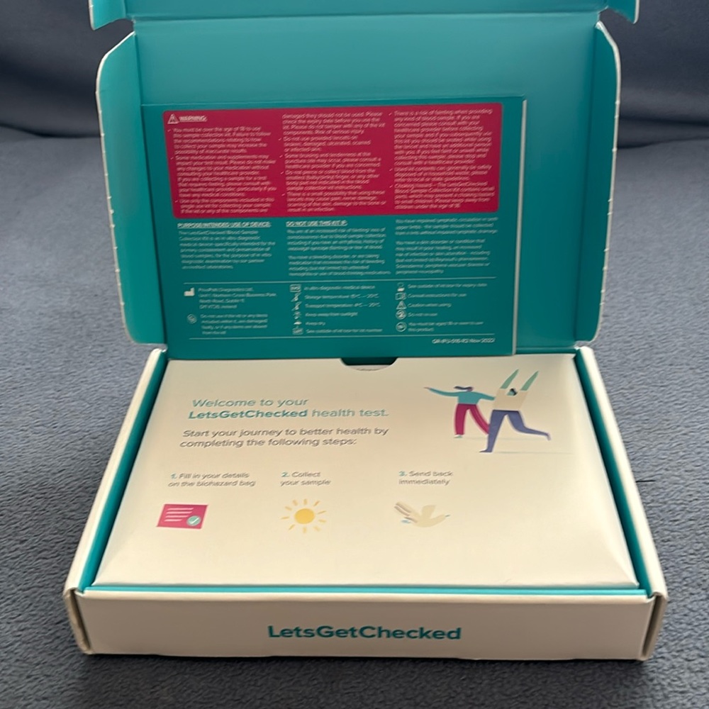 Collecting kit— blood sample